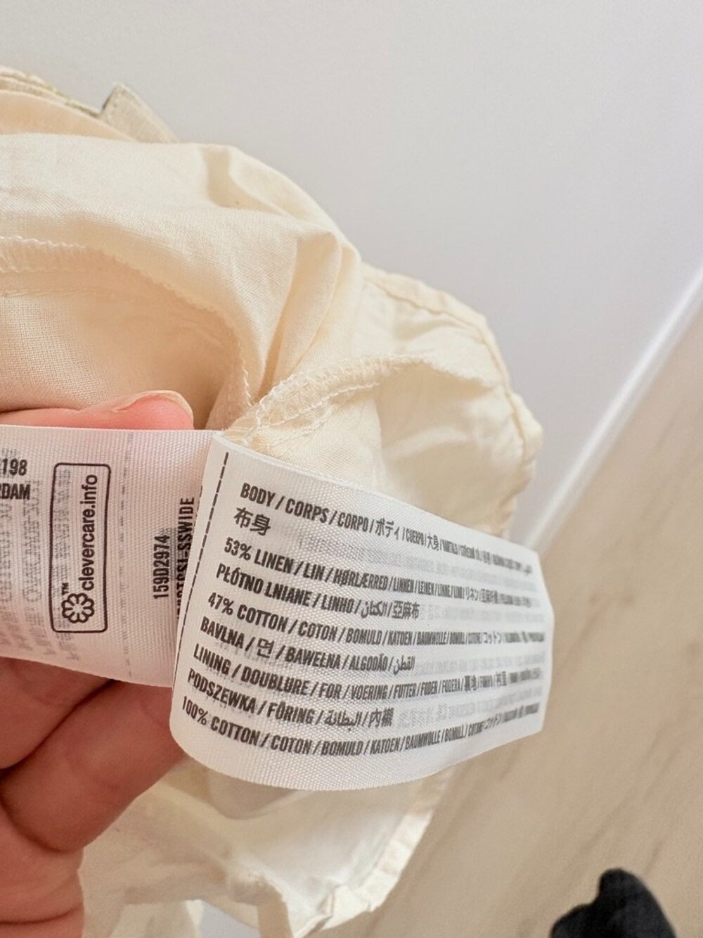 Abercrombie & Fitch Fruit Linen-Blend Button Skort Orange Grapes Fruit Sz Medium - Picture 10 of 10